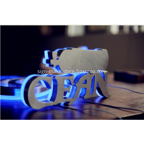 3D Back Lighted Letters Box for Commercial Use